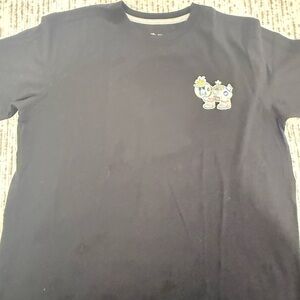 Kids Short Sleeve Black Tee with